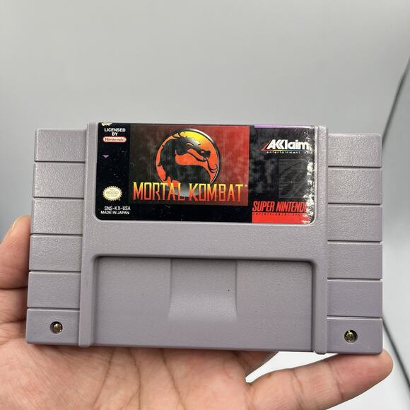 Mortal Kombat SNES Cartridge - Tested and Ready to Play! - Picture 1 of 5